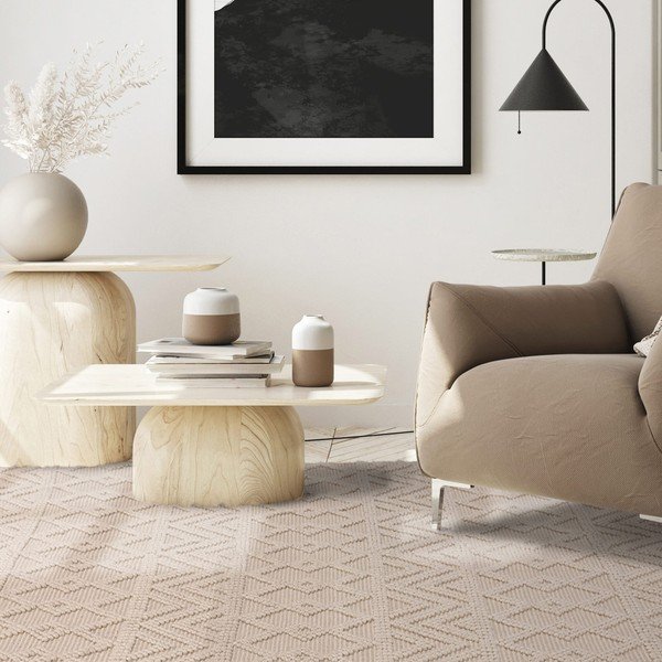 Krémszínű gyapjú szőnyeg 160x230 cm Asra – Asiatic Carpets-image-1