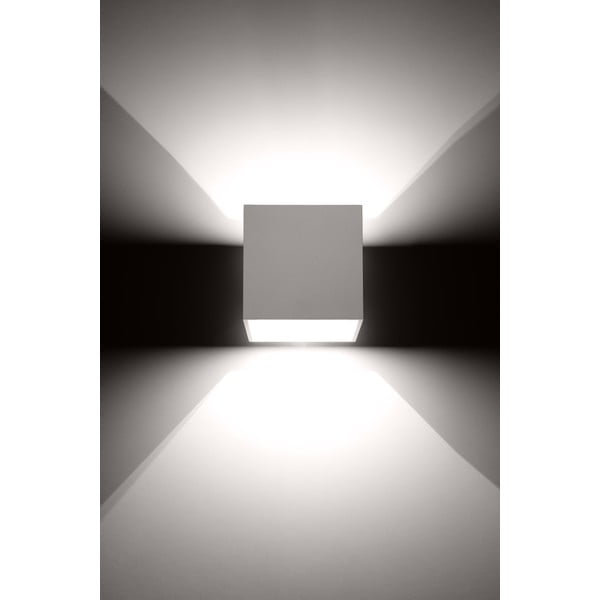 Fehér fali lámpa Geo – Sollux-image-1