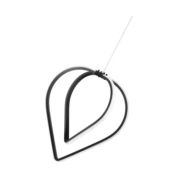 Fekete fém LED függőlámpa ø 33 cm Pars – Squid Lighting-image-3