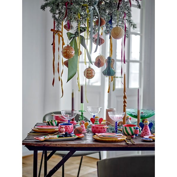 Agyagkerámia eszpresszó csésze szett karácsonyi mintával, 2 db-os, 250 ml Caramella – Bloomingville-image-2