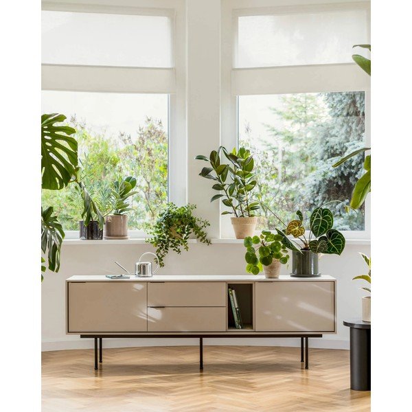 Borvörös TV-állvány 189x61x42 cm Mod – noo.ma-image-2