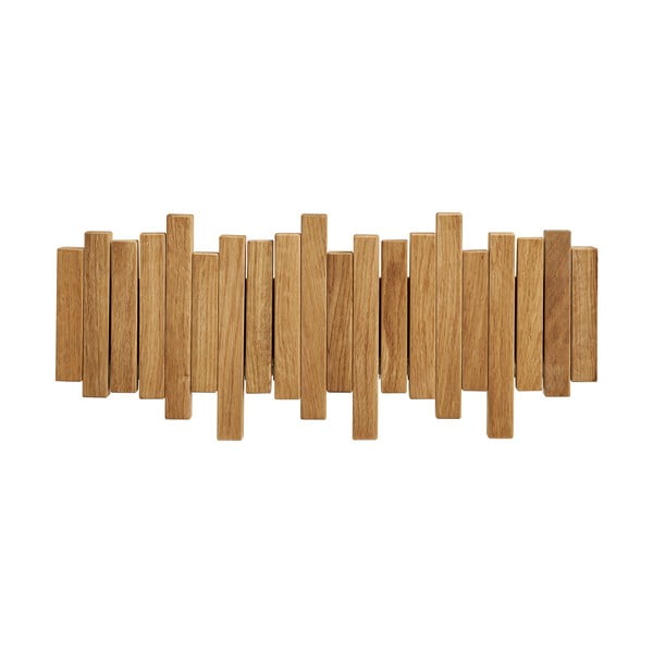 Natúr színű tölgyfa fali fogas 3 cm Caltra – House Nordic