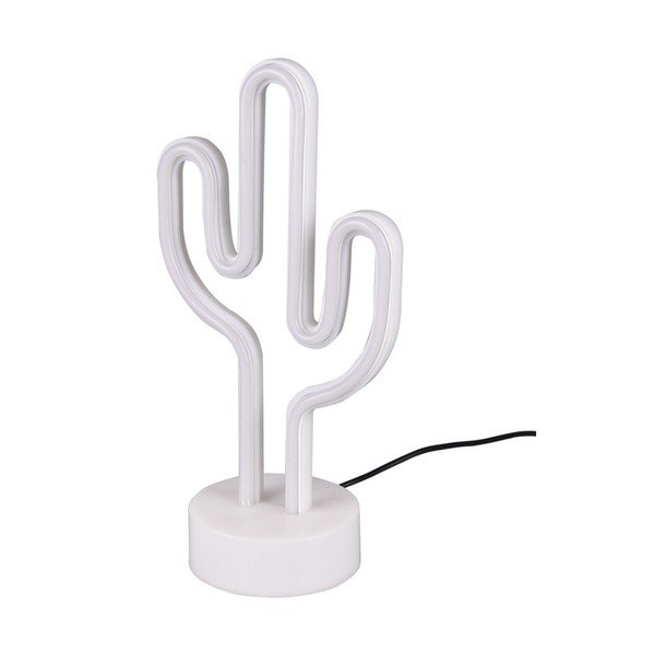 Fehér LED asztali lámpa (magasság 29 cm) Cactus – Reality-image-2