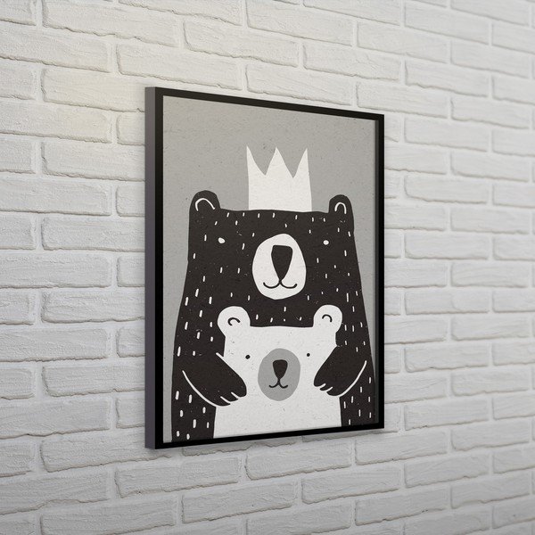 Gyerek fali dekoráció Bear – Styler-image-4