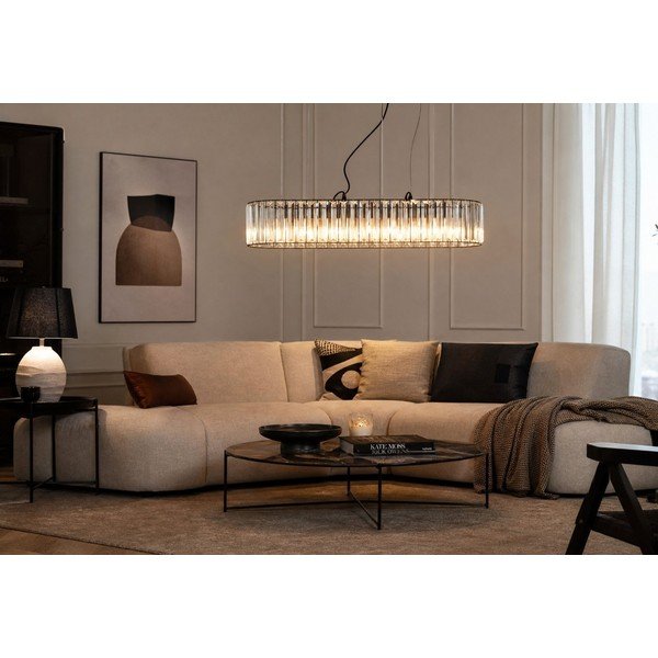 Fém függőlámpa üveg búrával Akiko – Premier Housewares-image-3