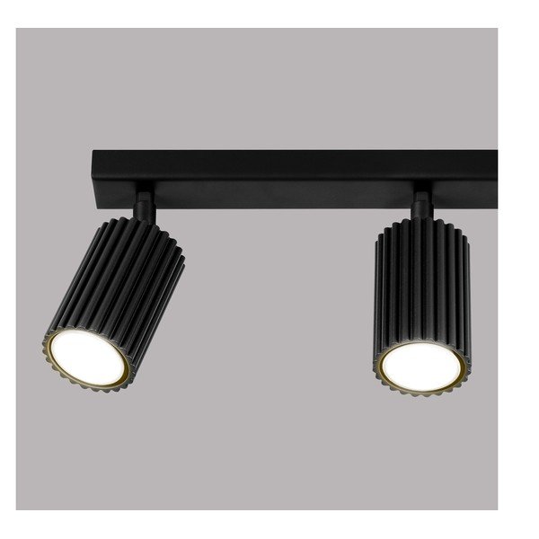 Fekete spotlámpa 6,5x45 cm Gleam – Sollux-image-1