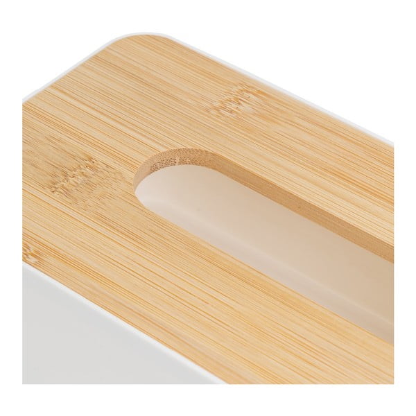 Műanyag-bambusz zsebkendőtartó – Casa Selección-image-2