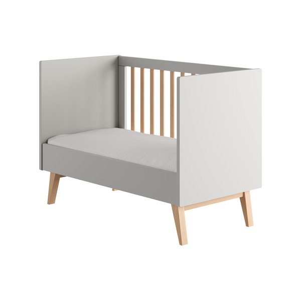 Szürke babaágy 60x120 cm Swing – Pinio-image-3