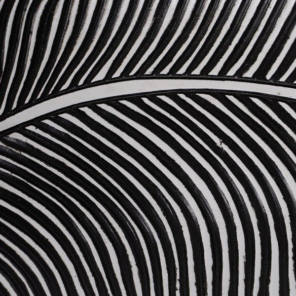 Poligyanta dekoratív tálca 16x37 cm B&W – Ixia-image-1