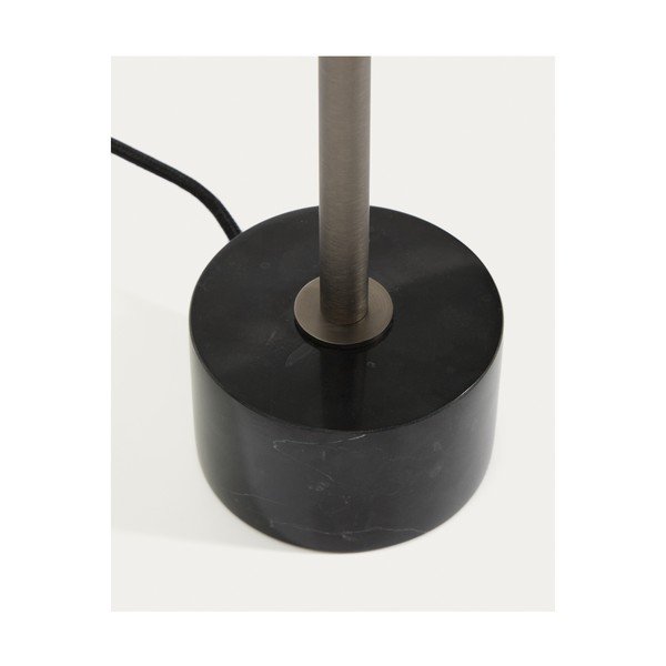 Fekete fém asztali lámpa (magasság 32,5 cm) Lynor – Kave Home-image-3