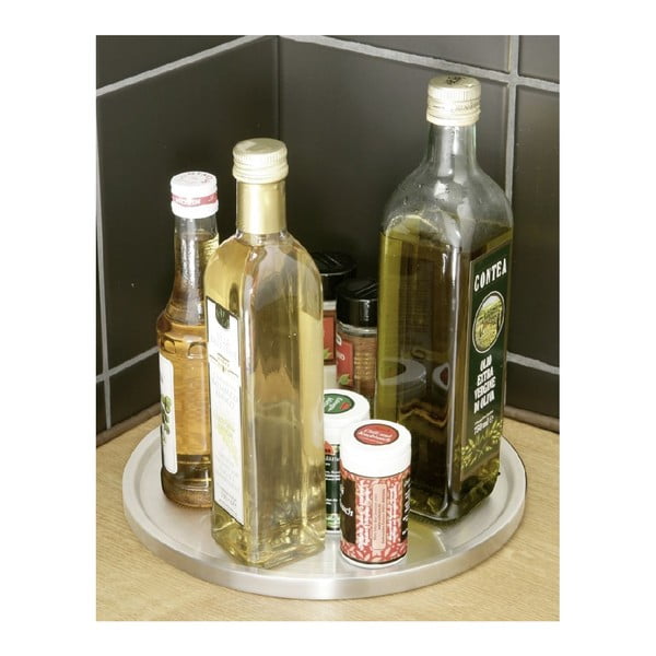 Turn Uno forgatható acéltálca, ø 26,5 cm - Wenko-image-1