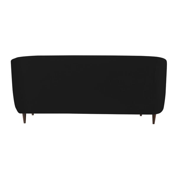 Glam fekete bársonykanapé,175 cm - Kooko Home-image-3