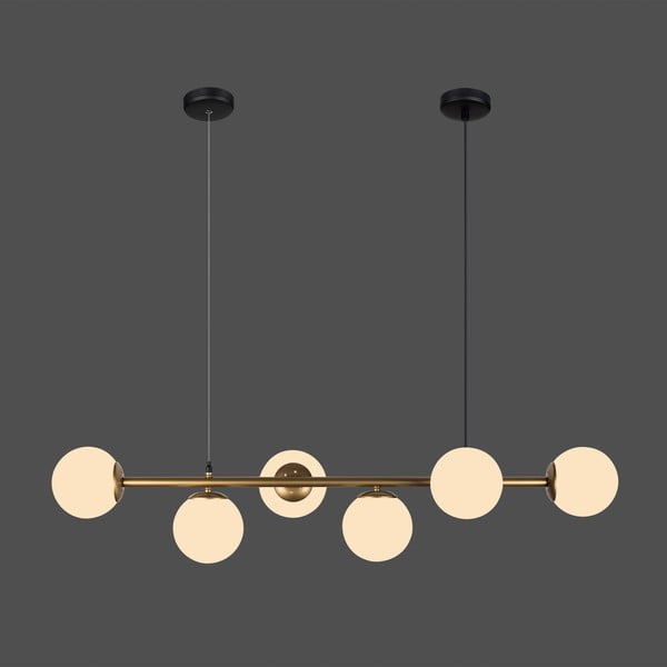 Owl aranyszínű függőlámpa, magasság 120 cm - Squid Lighting-image-1