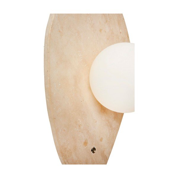 Bézs kő fali lámpa ø 10 cm Hilde – Opviq lights-image-3