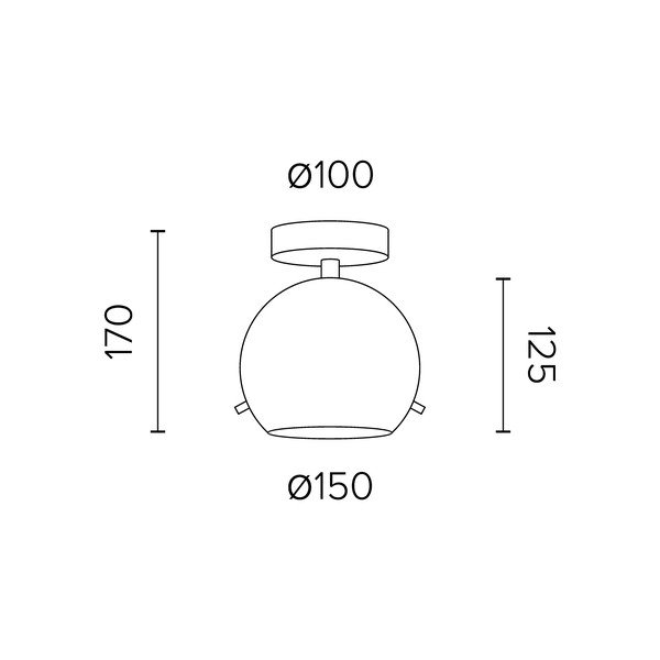 Momo Matte fehér mennyezeti lámpa, ⌀ 51 cm - Sotto Luce-image-2