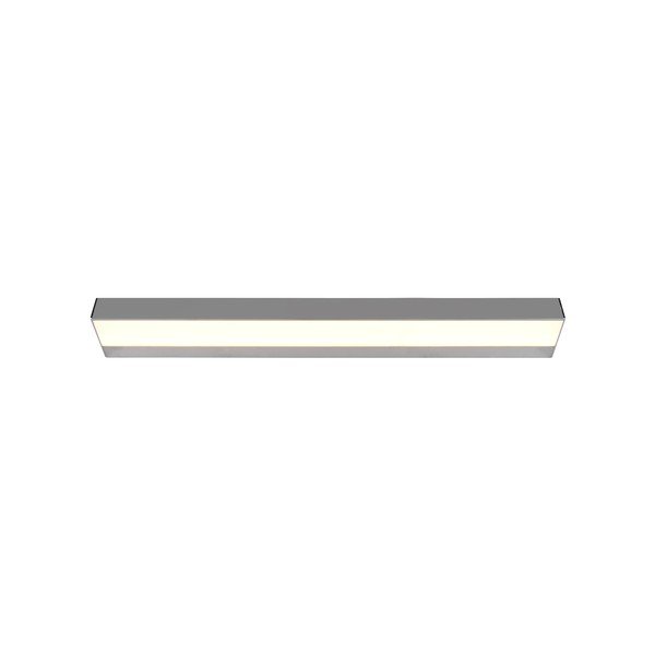 Fényes ezüstszínű LED fali lámpa (hosszúság 60 cm) Rocco – Trio-image-2