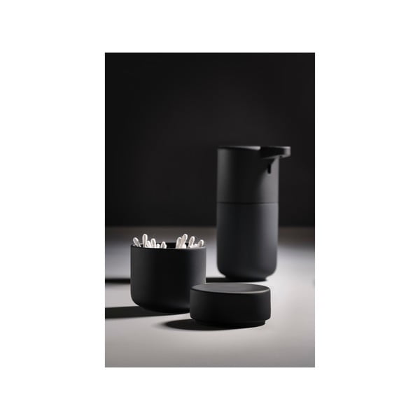 UME fekete agyagkerámia doboz tetővel - Zone-image-1