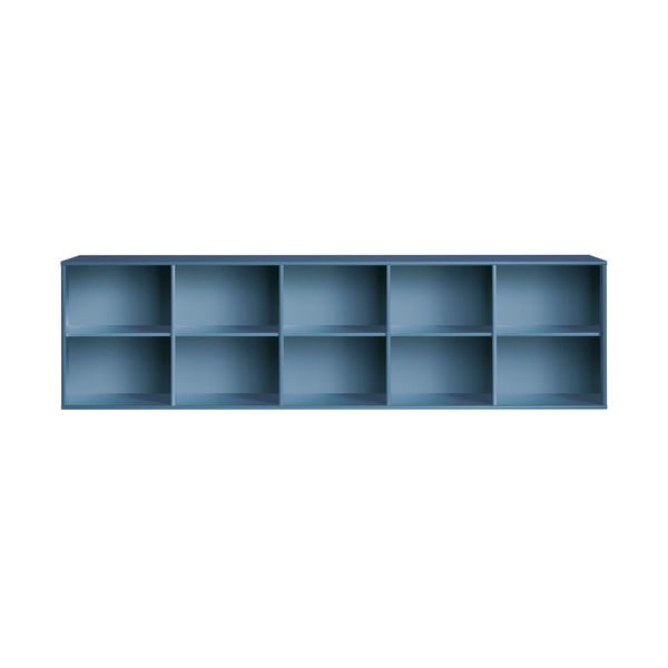 Kék függő könyvespolc 220x61 cm Mistral – Hammel Furniture