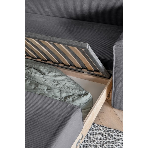 Szürke kinyitható kanapé 168 cm Lucky Lucy – Miuform-image-4