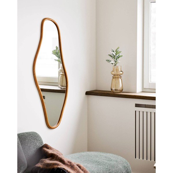 Fali tükör tömörfa kerettel 60x120 cm Brandsby – House Nordic-image-1