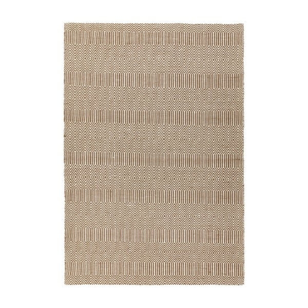 Világosbarna gyapjú szőnyeg 160x230 cm Sloan – Asiatic Carpets
