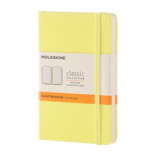 Daisy sárga kemény fedeles, vonalas jegyzetfüzet, 192 oldalas - Moleskine