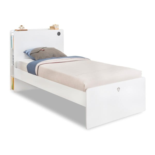 White Bed egyszemélyes fehér ágy, 100 x 200 cm