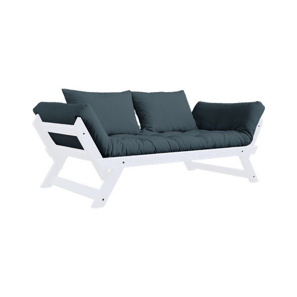 Bebop White/Petrol Blue olajkék kinyitható kanapé - Karup Design-image-3