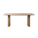 Étkezőasztal tölgyfa dekoros asztallappal 100x190 cm Nola – Unique Furniture