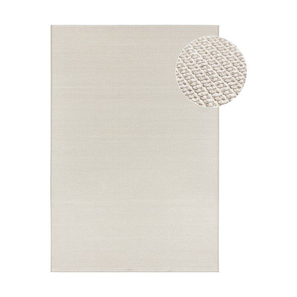 Secret Millau krémszínű-bézs kültéri/beltéri szőnyeg, 140 x 200 cm - Elle Decoration