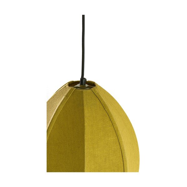 Zöld függőlámpa textil búrával Milatos – Light & Living-image-4