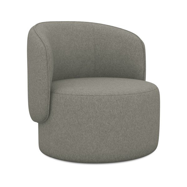 Szürke fotel Ipo – Makamii