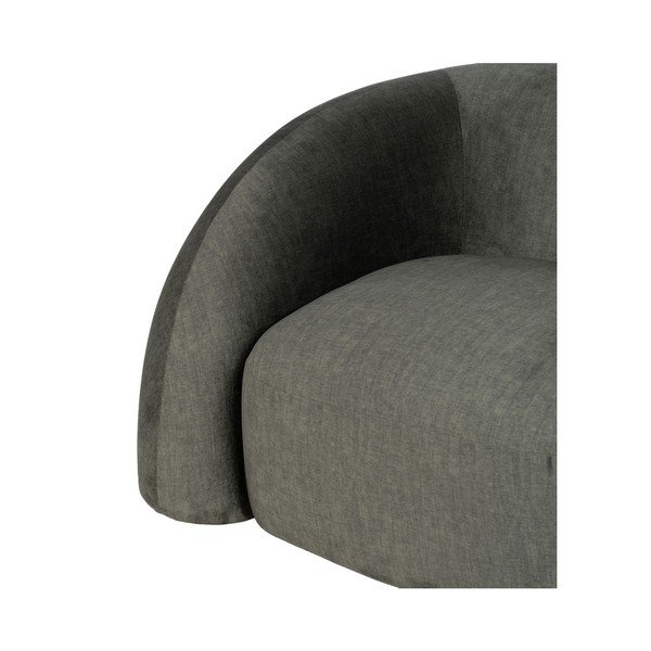 Sötétzöld bársony fotel Archie – Ixia-image-4