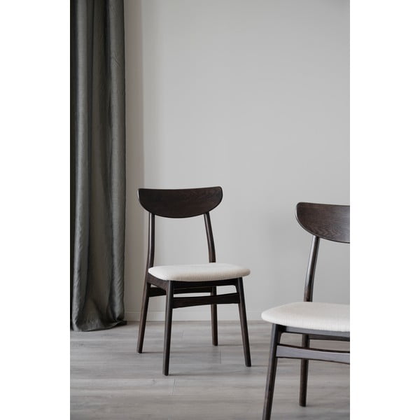 Barna étkezőszék szett 2 db-os Rodham - Rowico-image-3