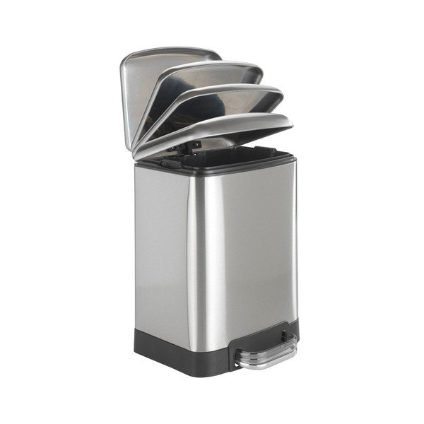 Studio ezüstszínű pedálos szemetes, 6 l - Wenko-image-1