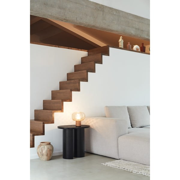 Tárolóasztal kőrisfa dekorral 60x45 cm Nori - Teulat-image-2