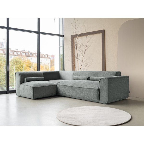 Világoszöld sarokkanapé (bal oldali) Flex Felix – Miuform-image-3