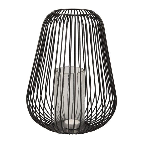 Lantern fekete asztali lámpás, magasság 30 cm - PT LIVING