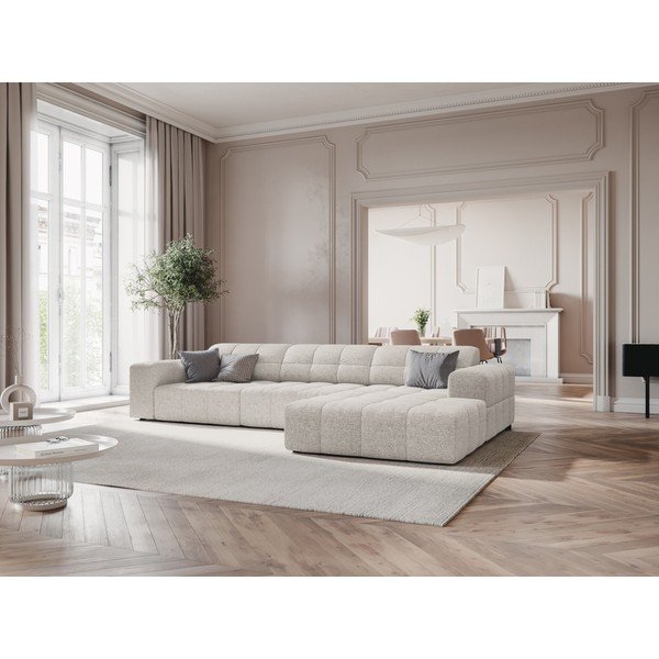 Világosszürke sarokkanapé (jobb oldali) Chicago – Cosmopolitan Design-image-1