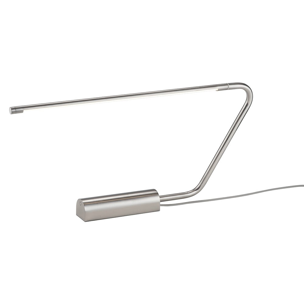 Ezüstszínű LED asztali lámpa (magasság 33 cm) Olea Trio Select