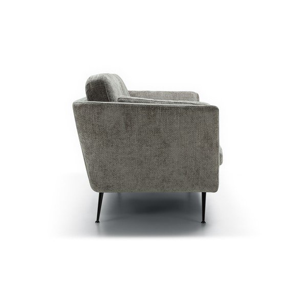 Szürke bársony kanapé 220 cm Mynta – Sits-image-3