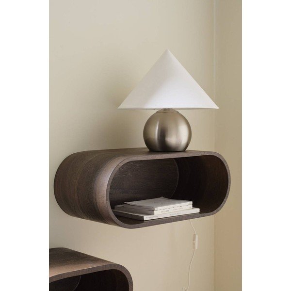 Barna MDF fali polc 60 cm Positano – Ellos Home-image-1