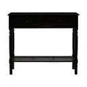 Fekete konzolasztal 33x91 cm Heritage – Premier Housewares