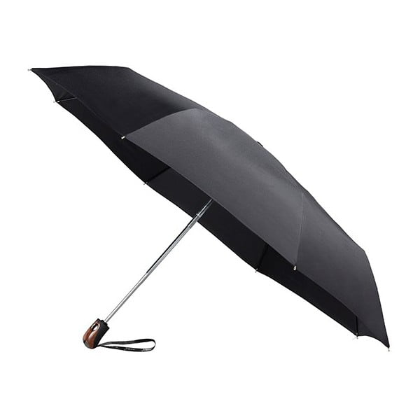 Bois Minimal szélálló fekete összecsukható esernyő, ⌀ 98 cm - Ambiance