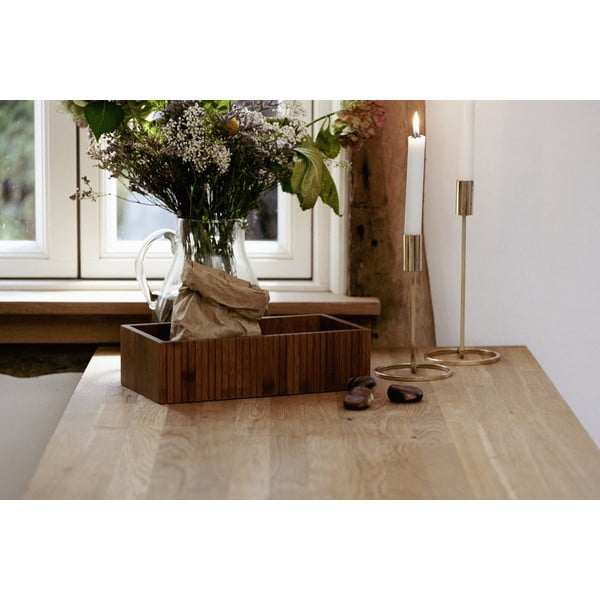 Natúr színű bambusz tárolódoboz 30x15x8 cm Mera – Wenko-image-2