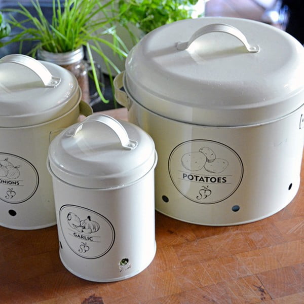 Acél hagymatartó doboz – Esschert Design-image-2