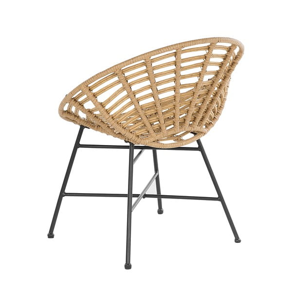 Male mesterséges rattan kerti fotel - Monobeli-image-2
