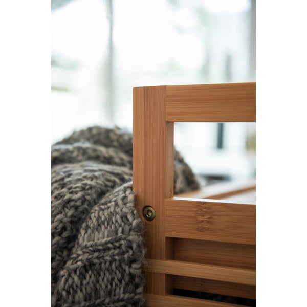 Szürke-natúr színű bambusz alacsony fürdőszoba szekrény 40x56 cm Bahari – Wenko-image-2