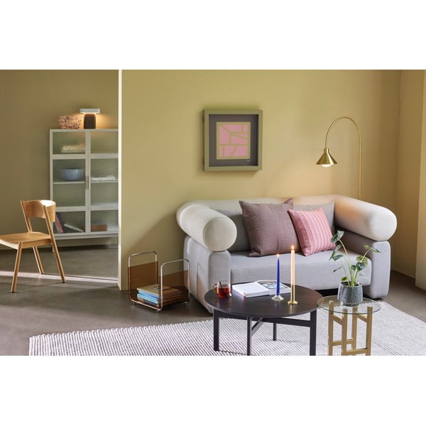 Fekete kerek dohányzóasztal ø 80 cm Fjord – Hübsch-image-1