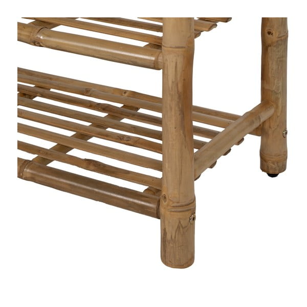 Natúr színű bambusz előszoba bútor 70x175x32 cm Manali – Ixia-image-4